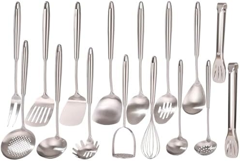 18/10 Stainless Steel 16-Piece Cooking Utensil Set