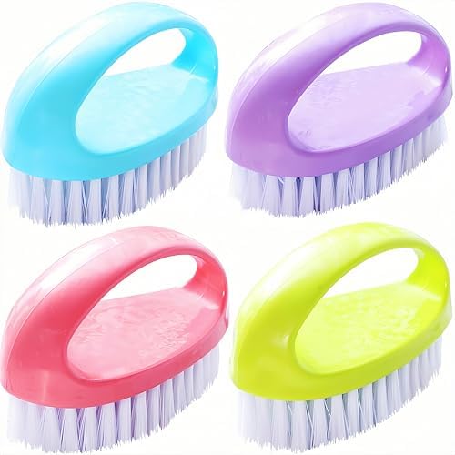 Small Nylon-Bristle Scrubbing Brush