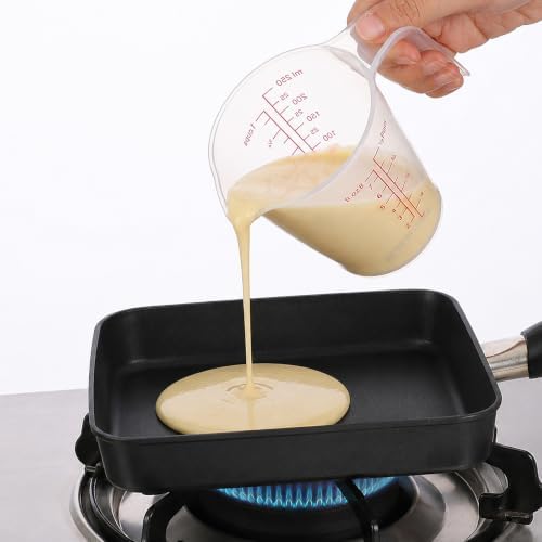 2Pcs Plastic Measuring Cups 1 Cup (250ml /8oz) Liquid Oil Measuring