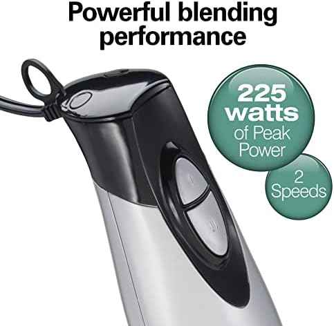 Hamilton Beach 4-in-1 Electric Immersion Hand Blender with Handheld