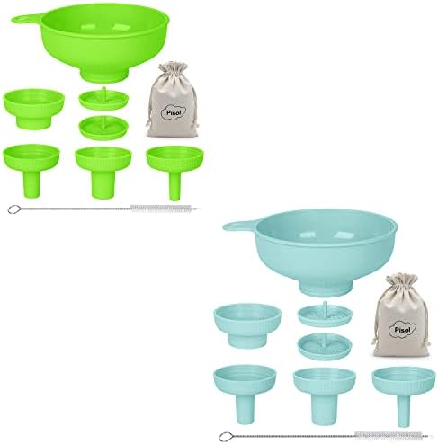 Wide Mouth Kitchen Funnel, Pisol Food Grade Plastic Cooking Canning