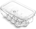 BINO Plastic Egg Container, 13 Count, Clear