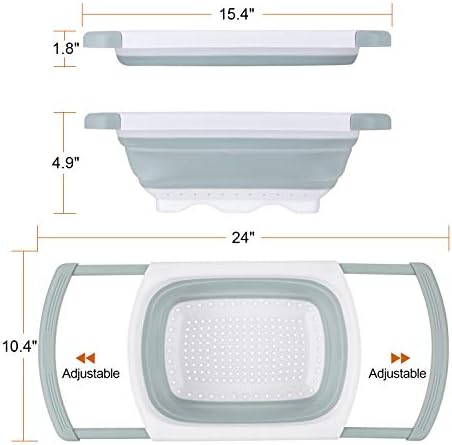 Colander Collapsible, Kitchen Strainer Colander, Collapsible Colander