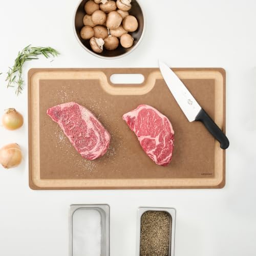 Epicurean Big Game Cutting Board, 23.5 Inch, Nutmeg/Natural