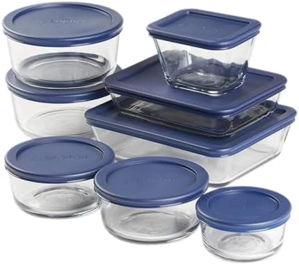 Anchor Hocking 16-Piece Glass Storage Containers with Lids