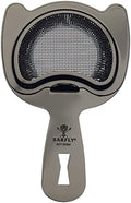 Barfly Fine Mesh Spring Strainer, Black
