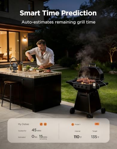 Govee Bluetooth Meat Thermometer with Smart App Timer and Alerts