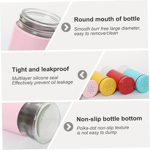 Salt and Pepper Shakers Set 150ml Glass Salt and Pepper Shakers with
