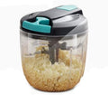 500ml Hand Pull String Garlic Mincer Onion Cutter, Manual Food