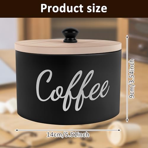Coffee Filter Holder, Large Capacity Coffee Filter Container with Lid