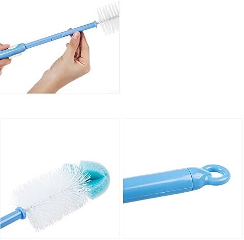 2 Pack Long Bottle Cleaning Brush for Long and Narrow Neck Beer, Wine