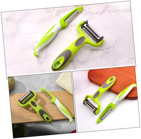 3-in-1 Stainless Steel Vegetable Peeler Set Ergonomic Handle