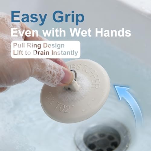 6 Pack Rubber Sink Drain Stoppers