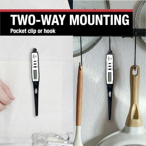 CDN Waterproof Digital Cooking Thermometer, 2.75"