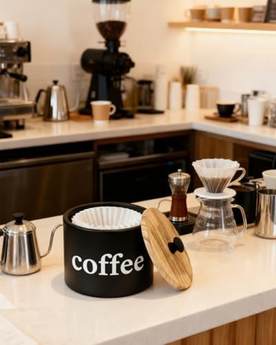 Built-in Storage Filter Holder – Space-Saving Countertop Essential for