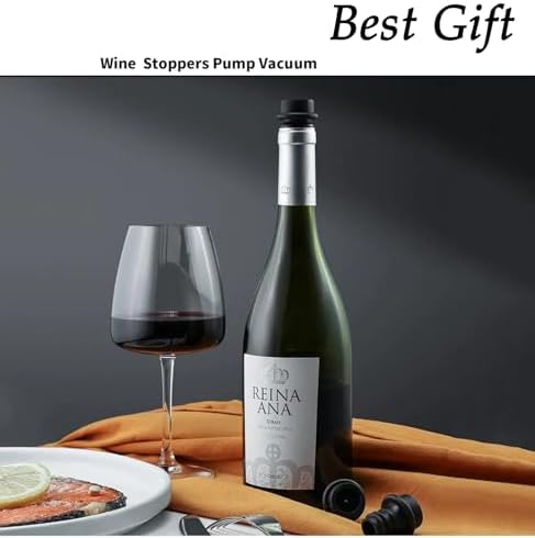 Wine Saver Vacuum Pump Set with 24 Reusable Silicone Stoppers