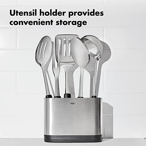 OXO Good Grips Stainless Steel Kitchen Tool Set, 6 Piece