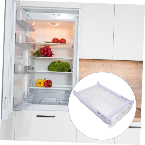 Egg Holder Drawer for Refrigerator, Plastic Egg Storage Box Xmas