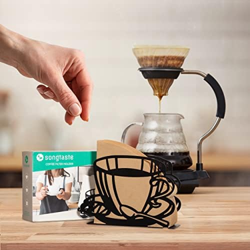 1 Pcs Coffee Filter Holder, Coffee Paper Storage Rack for Filter Paper