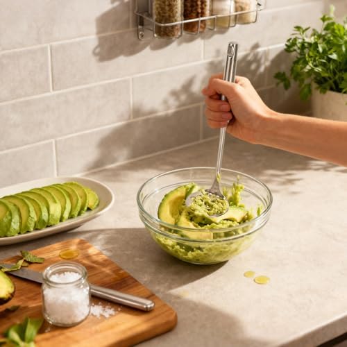 Stainless Steel Avocado Slicer and Smasher