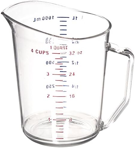 Cambro Manufacturing 100MCCW135 Camwear Measuring Cup 1 qt (1 Each)