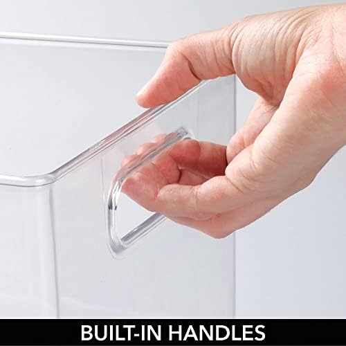 mDesign Deep Plastic Kitchen Storage Organizer Container Bin for