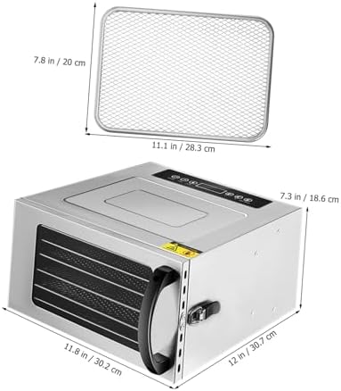 Electric Food Dehydrator, Stainless Steel Dryer