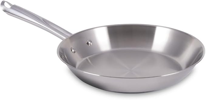T-Fal Gourmet Stainless Steel Fry Pan 12.5 Inch Induction Compatible Skillet Pan by T-falbrand
