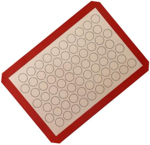 Macaron Baking Mat Reusable Pastry Liner Silicone Glass Fiber for