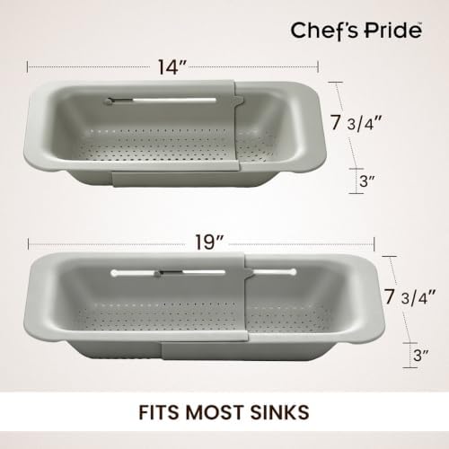 Over-The-Sink Colander by Chef's Pride