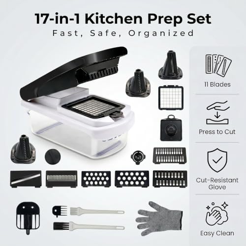 Veggie Chopper and Onion Dicer with Spiralizer