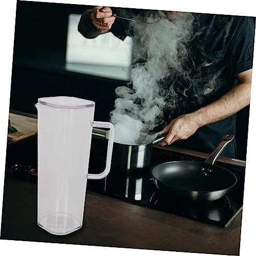 Fridge Water Pitcher 1200ml Acrylic with Handle and Lid