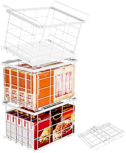 Freezer Organizer Bins for 3.5 Cu.Ft,Upgrade Quick
