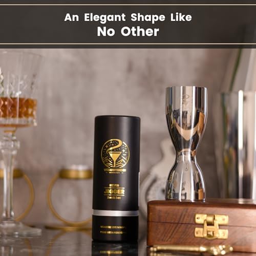 Cocktail Jigger for Bartending, Bar Jigger 2 oz 1 oz, Silver Jiggers