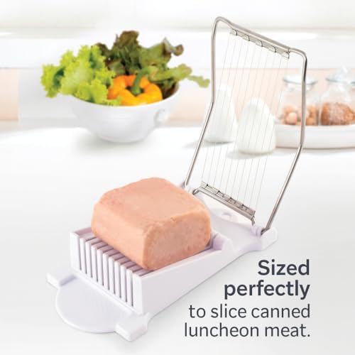HIC Kitchen Luncheon Meat Slicer, 9 Slices