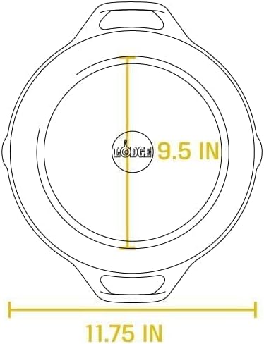 Lodge 12 Inch Pre-Seasoned Cast Iron Skillet - Image 5