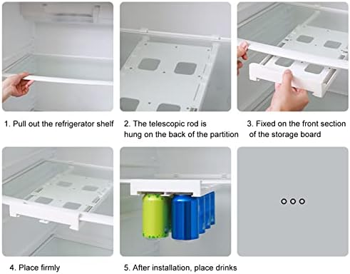 Hanging Soda Can Organizer for Refrigerator and Freezer