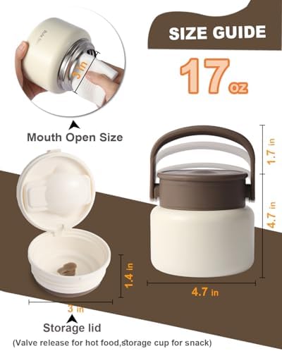 316 Stainless Steel Vacuum Insulated food jar for hot food lunch