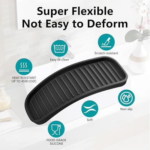 Silicone Kitchen Sponge Holder with Soap Tray