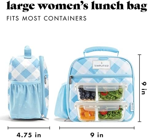 Fit & Fresh Lunch Bag For Women, Insulated Womens Lunch Bag For Work