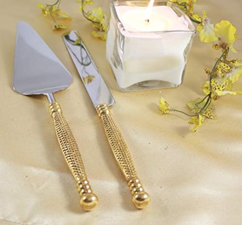 Server Set, Cake, Pie, Desert Flatware Set, String of Beads Design