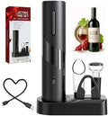 Rechargeable Electric Wine Bottle Opener, 5-in-1 Automatic Wine Opener