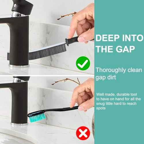 Crevice Cleaning Brush Set, 3pcs