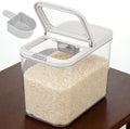 20-25 lbs Rice Dispenser with Measuring Spoon 11.4Qt/12L Large