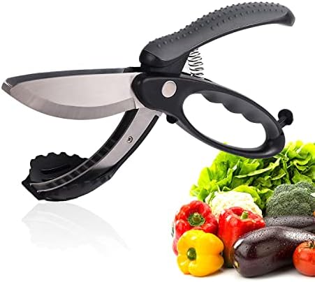 Salad Scissors, Multifunctional Salad Chopper Scissors Heavy Duty