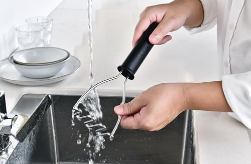 Potato Masher - Stainless Steel Wire Kitchen Tool for Mashing
