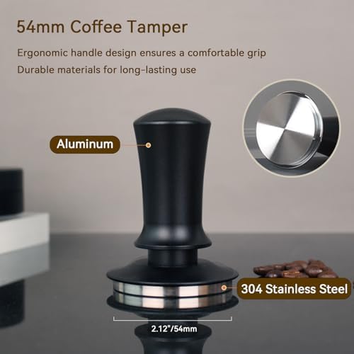 54mm Espresso Tamper Set Espresso Accessories Kit with Adjustable