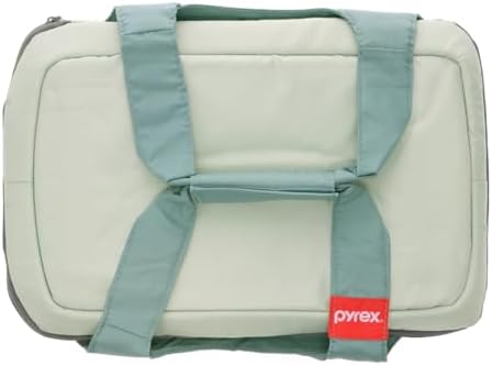 Pyrex 3-Piece 5Qt Portables Set with Sage Green Tote