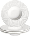 Creative home decor ceramic wide-rimmed soup bowls/plates, 10.5 oz