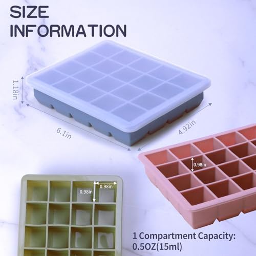 1 Tbsp Silicone Freezer Molds - Perfect for Storing Garlic, Herbs